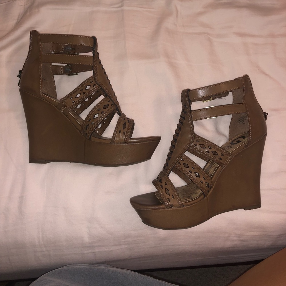 Guess Brown Wedges